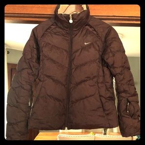 Brown Nike Puffy Jacket